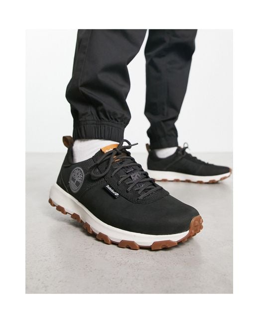 Timberland Black Winsor Trail Low Trainers for men