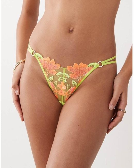 Ann Summers Green Paradise Glow Thong