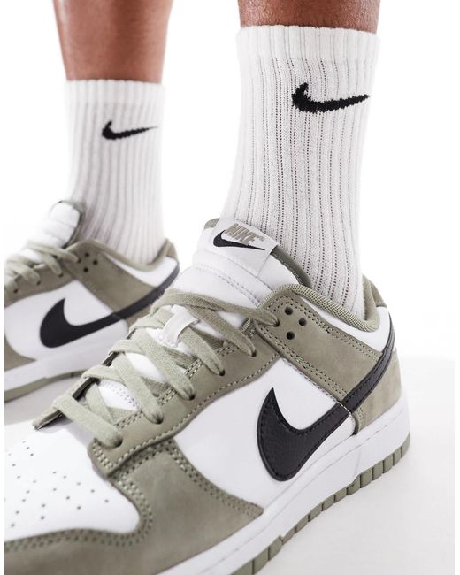 Nike – dunk low retro – unisex-sneaker in Metallic für Herren
