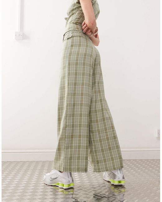 Collusion Natural Y2k Tailored Trousers