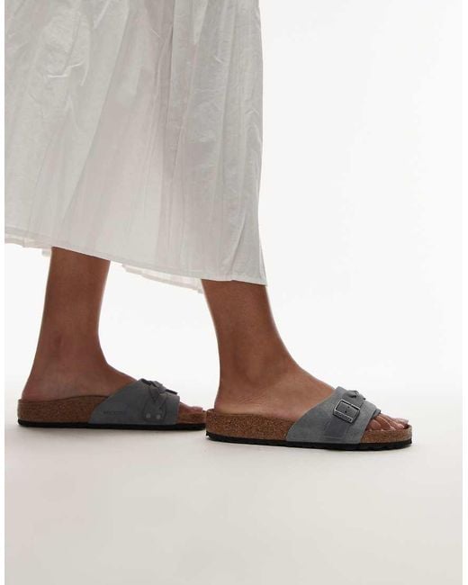 Birkenstock White Braided Oita Sandals