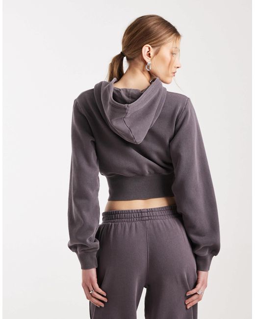 Cotton On Gray Contour Zip Through Jacket