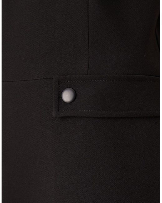 Mango Black Sleeveless Fitted Jumpsuit