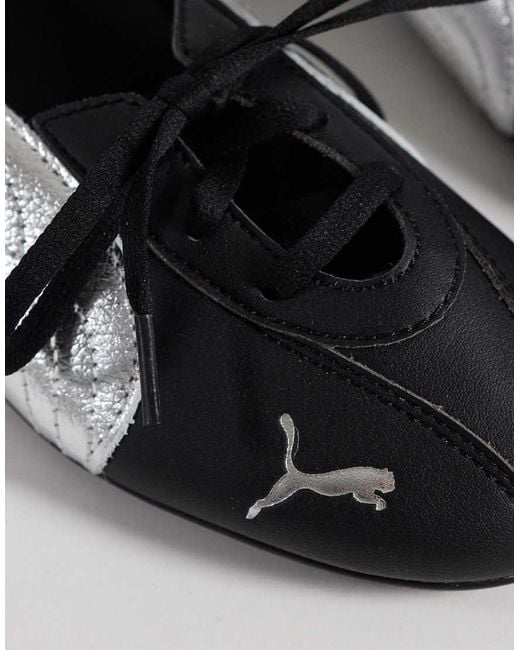 PUMA Black Speedcat Ballet Nova Flats
