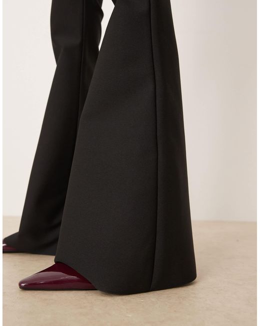 Amy Lynn White Flared Pants