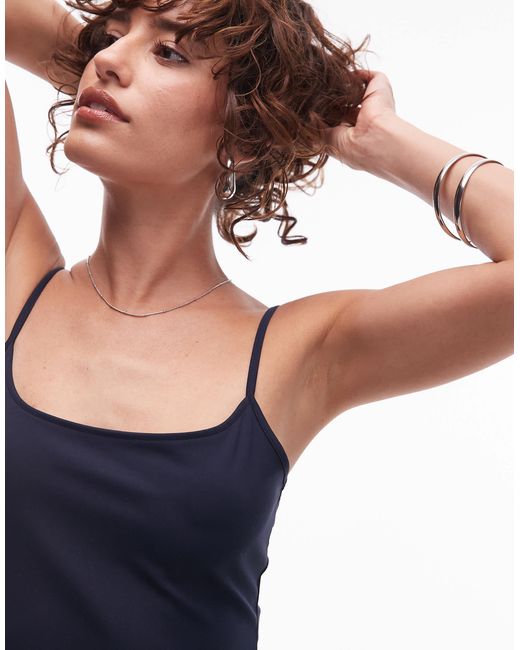 Mango Blue – camisole-oberteil aus polyamid