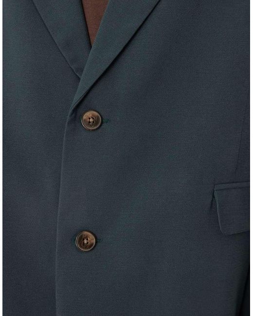 ASOS Blue Slouchy Oversized Suit Jacket for men