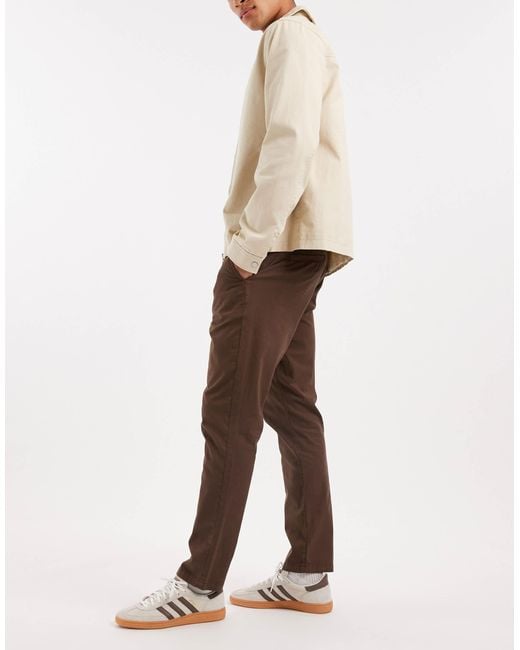 ASOS Natural Slim Pants for men