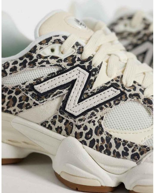 New Balance White 9060 Trainers