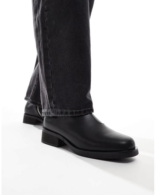 Koi Footwear Black Koi The Warden Classic Smart Boots for men