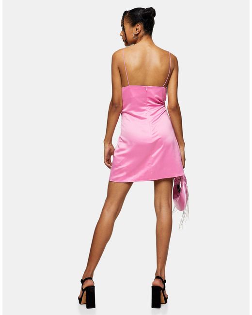 topshop knot mini dress