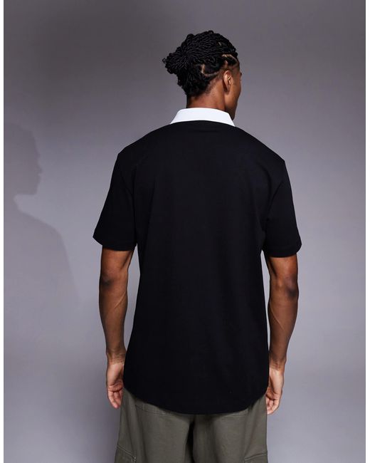 ASOS – relaxed-fit-polohemd in Blue für Herren