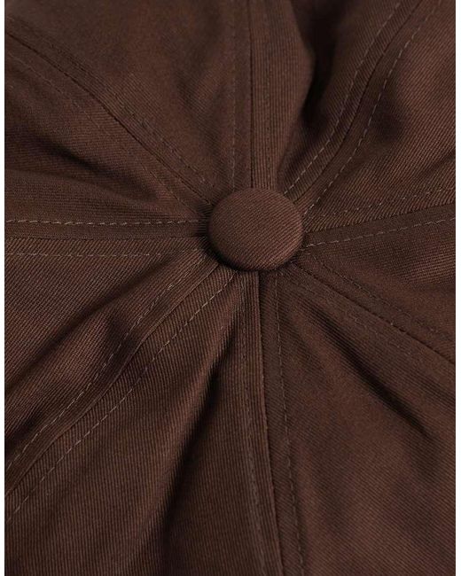 ASOS Brown Baker Boy Hat