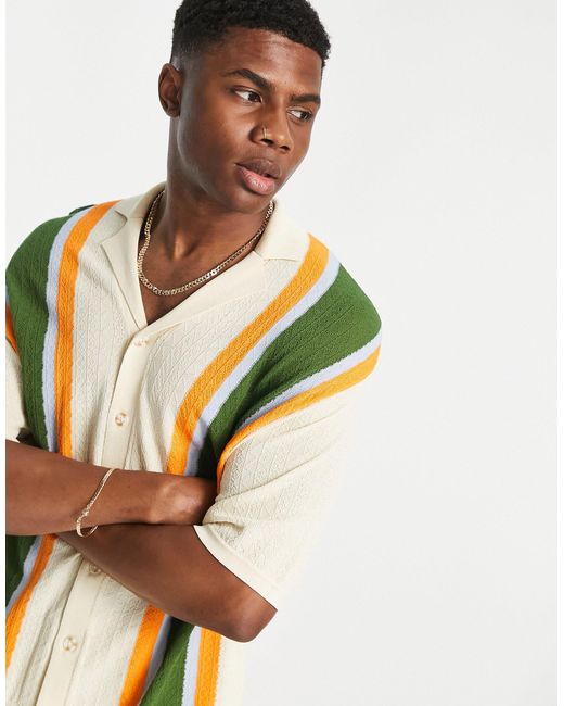 Knitted button cheap through polo