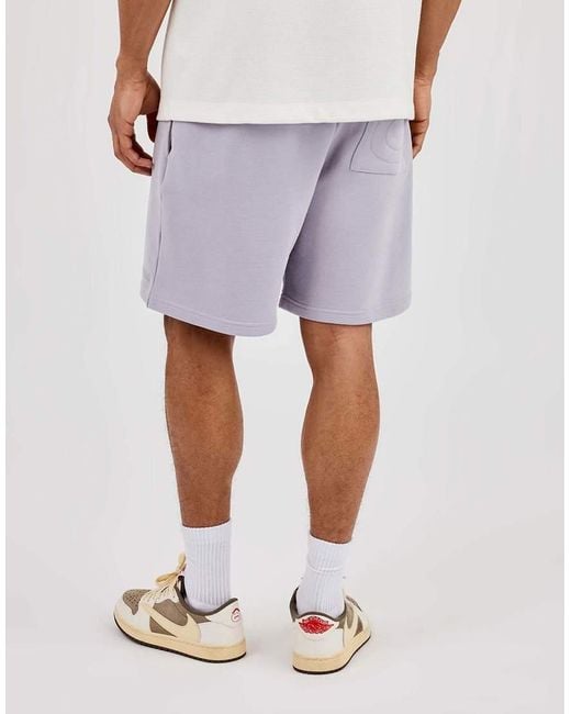 CERNUCCI White Relaxed Jersey Short for men