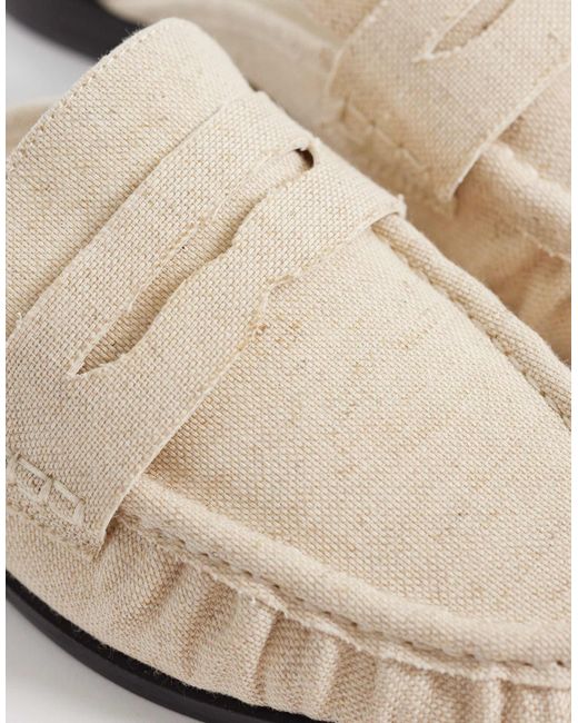 ASOS White – mouse – loafer-mules