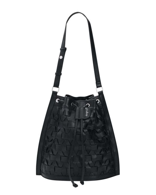 Desigual Black Rucksack mit flechtoptik
