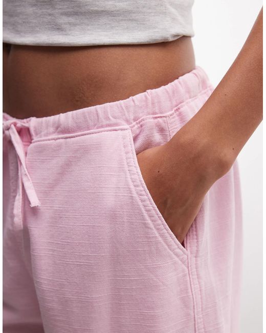 Collusion Pink Longline Jorts