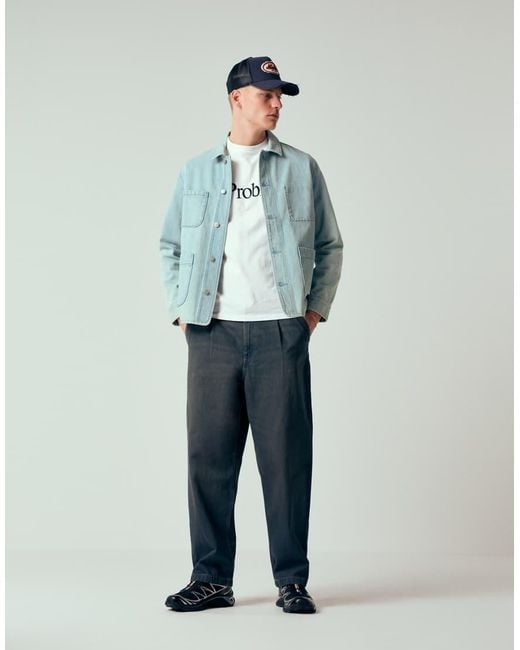 ASOS Green Relaxed Tapered Jeans for men
