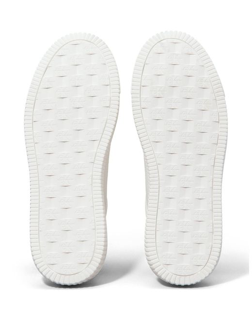 Calvin Klein – leder-sneaker in White für Herren