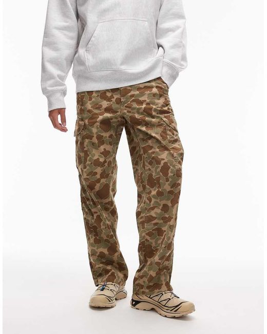 Levi's Natural Xx Baggy Duck Camo Ripstop Cargo Trousers for men