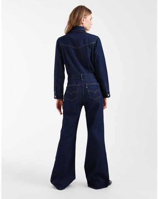 Levi's Blue Western Jumpsuit