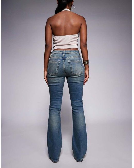 River Island Blue Bootcut Jeans