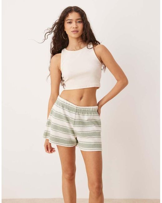 Pantaloncini Micro di ASOS in Natural