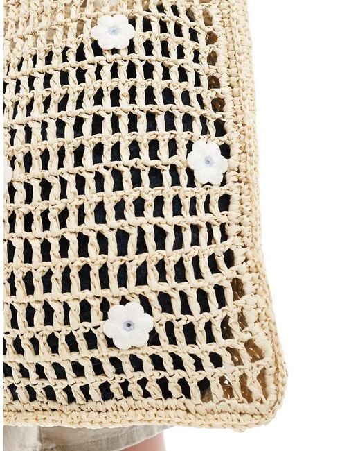 ANLAIBO Crochet Mesh Beach Tote Bag – Bohemian Style, Large Capacity, Foldable For Women - View #8