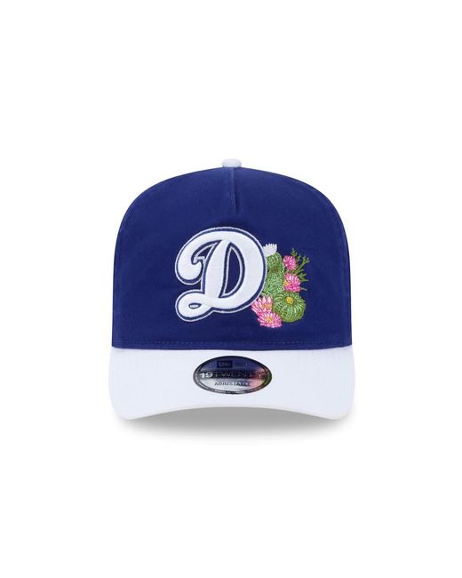 KTZ Blue La Dodgers 19twenty Side Patch Cap With Contrasting Peak
