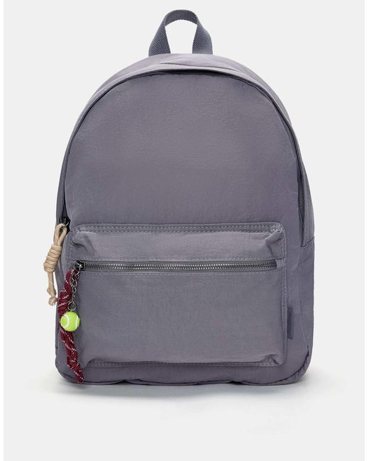 Pull&Bear Gray – rucksack aus nylon