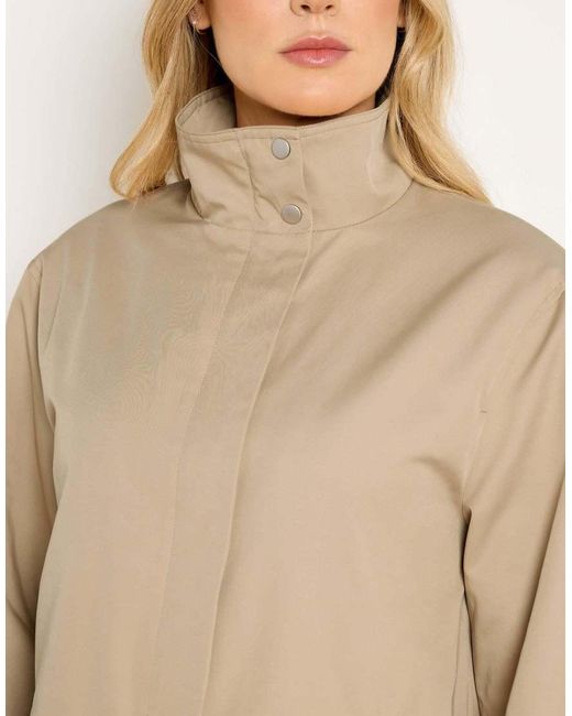 Long Tall Sally Blue Funnel Neck Jacket