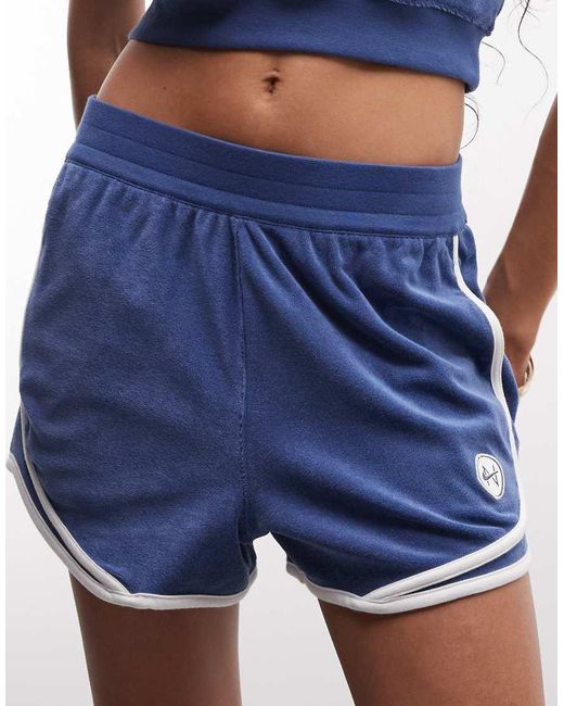 Nike Blue Chill French Terry Towelling Shorts