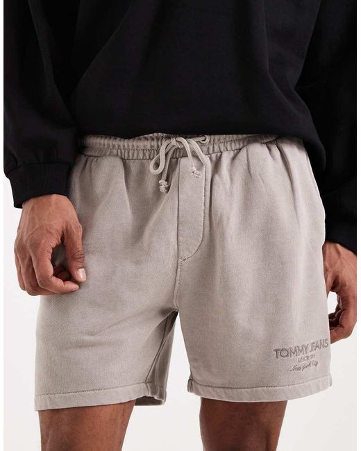 Tommy Hilfiger Black New Classics Jersey Shorts for men