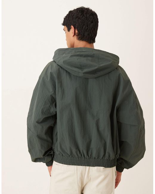 ASOS – oversize-trainingsjacke in Gray für Herren