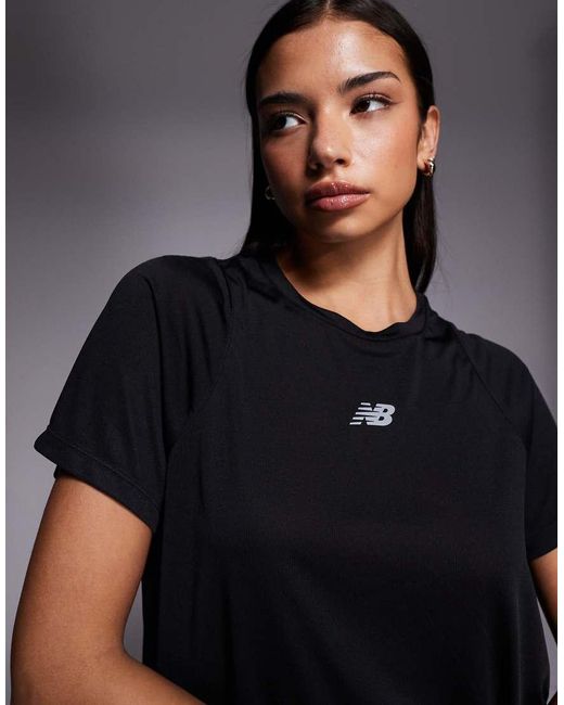 New Balance Black Infinity Propel T-shirt