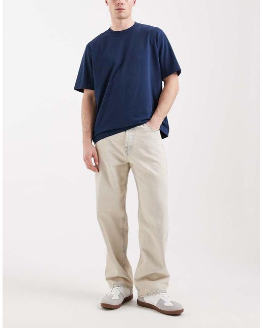 Abercrombie & Fitch Blue 3 Pack Premium Heavyweight T-shirts for men