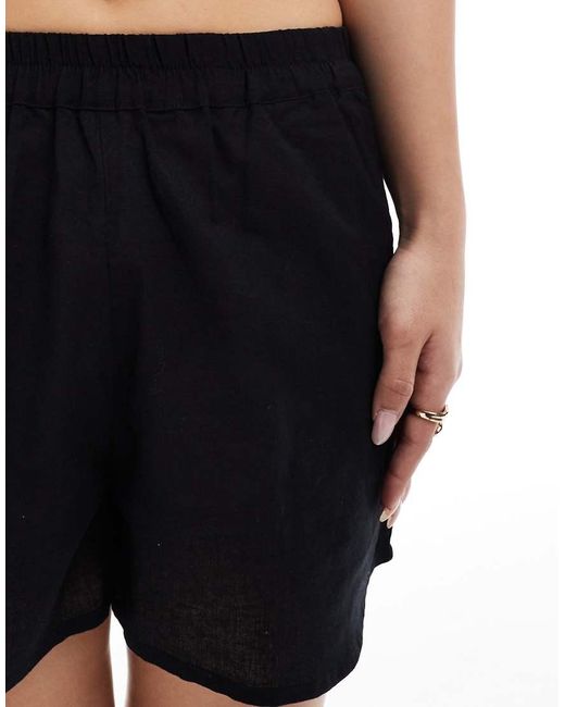 Pantalones Cortos Playeros Negros Exclusivos De (Parte De Un Conjunto) esmé studios de color Black