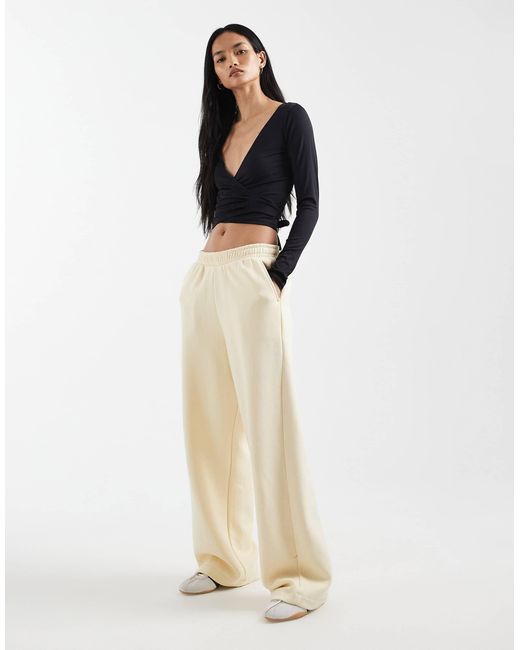 Cotton On White Active Wrap Top