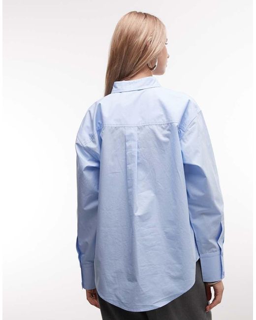 ASOS Blue Oversized Shirt