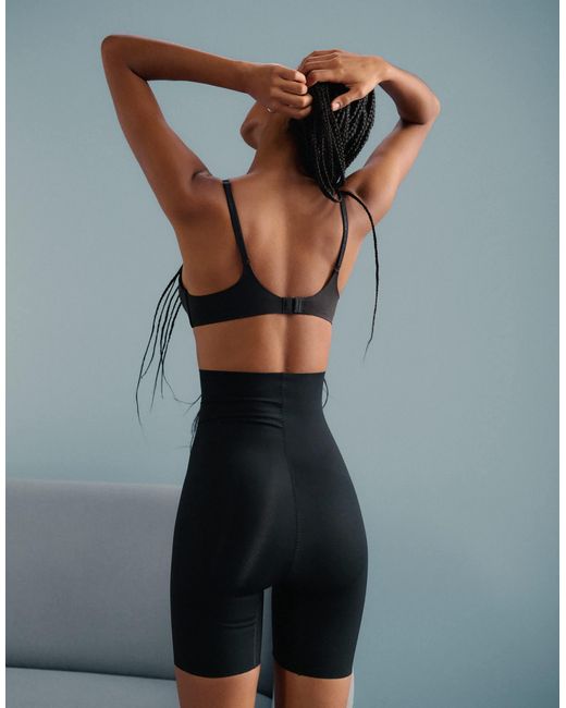 Calvin Klein Blue Shapewear – figurformende shorts mit stützender bauch-weg-funktion aus festem, nicht verrutschendem stretchmaterial