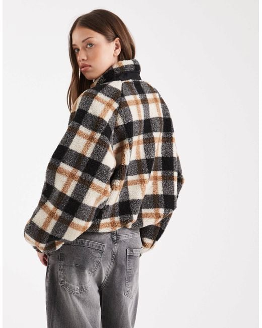 ONLY Natural Collar Details Borg Jacket