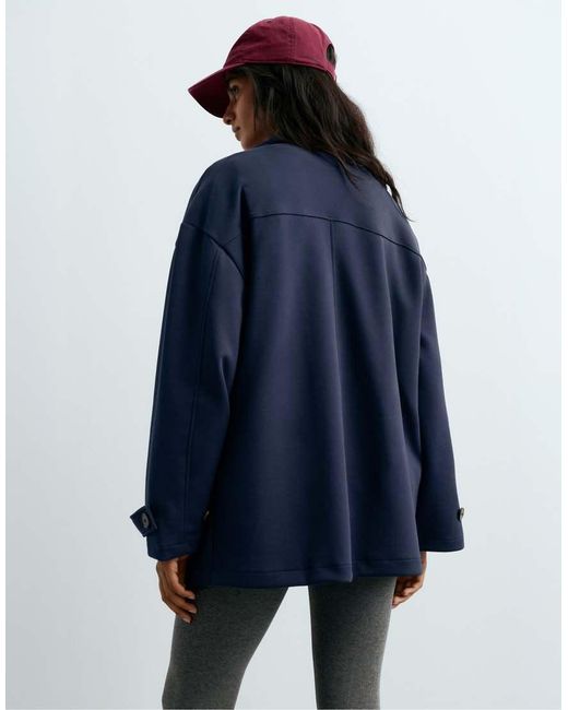 Giacca Lunga di Oysho in Blue
