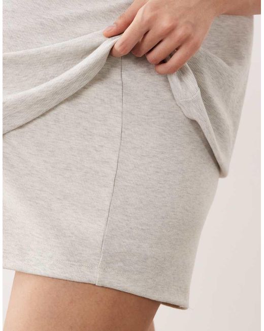 ASOS White Asos Design Maternity Mix And Match Flippy Pyjama Short