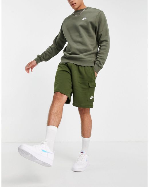 Nike Club Cargo Shorts in Green for Men Lyst Canada