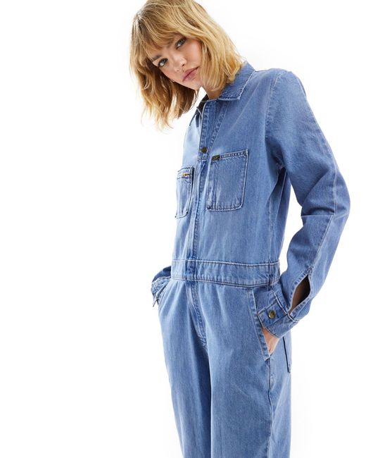 Lee Jeans Blue – unionall – jumpsuit aus denim