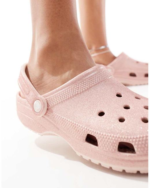 CROCSTM Pink Classic Clogs