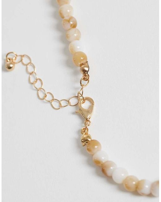 ONLY White Beaded Necklace