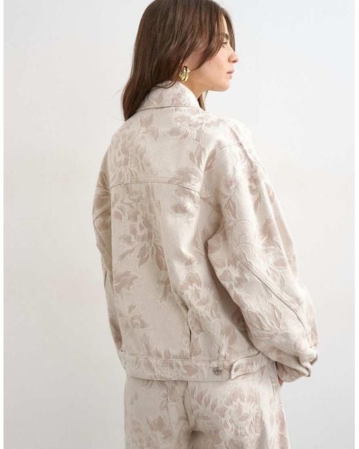 TOPSHOP Natural Denim Balloon Jacket