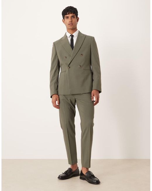 ASOS Green Slim Suit Jacket for men